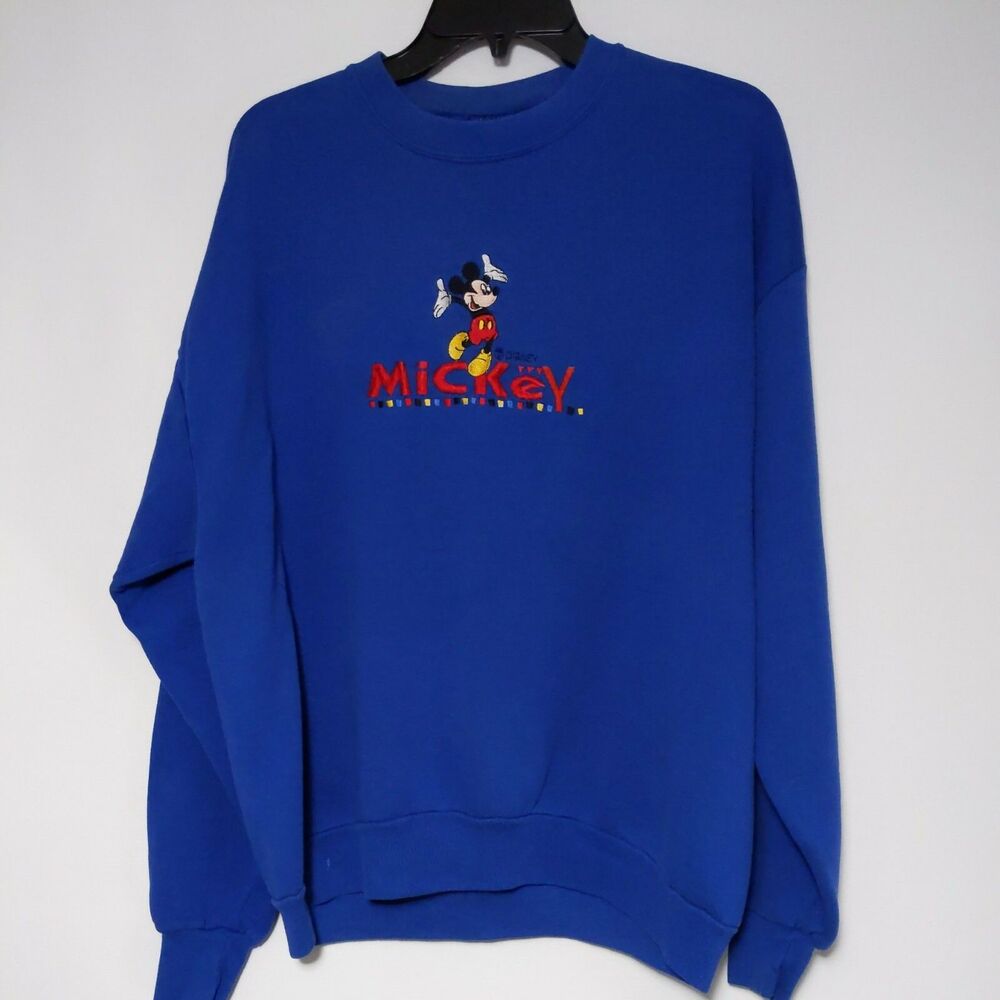 VTG Mickey Unlimited Crewneck Sweatshirt 90s Walt Disney XL